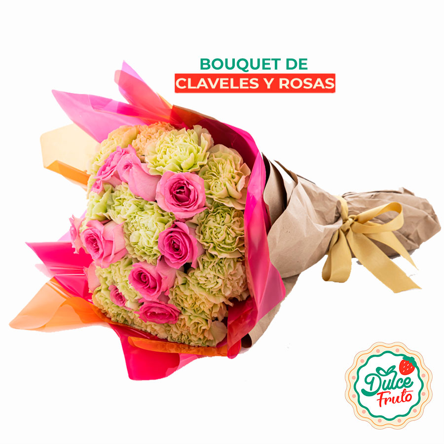 Bouquet de Claveles y Rosas