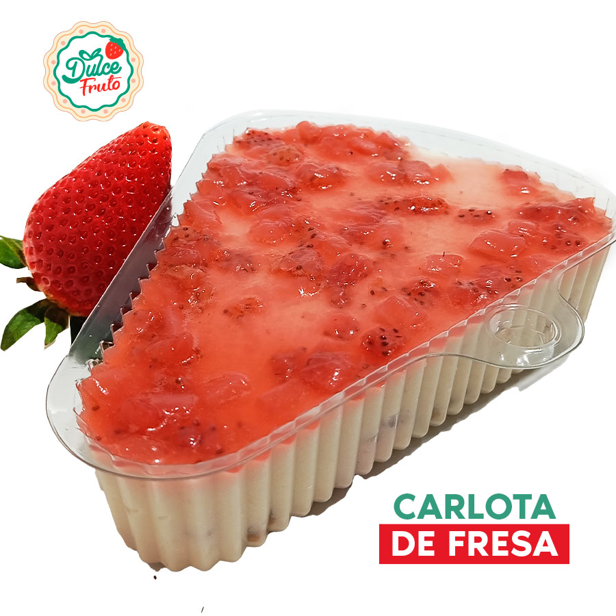 Postre Carlota de fresa