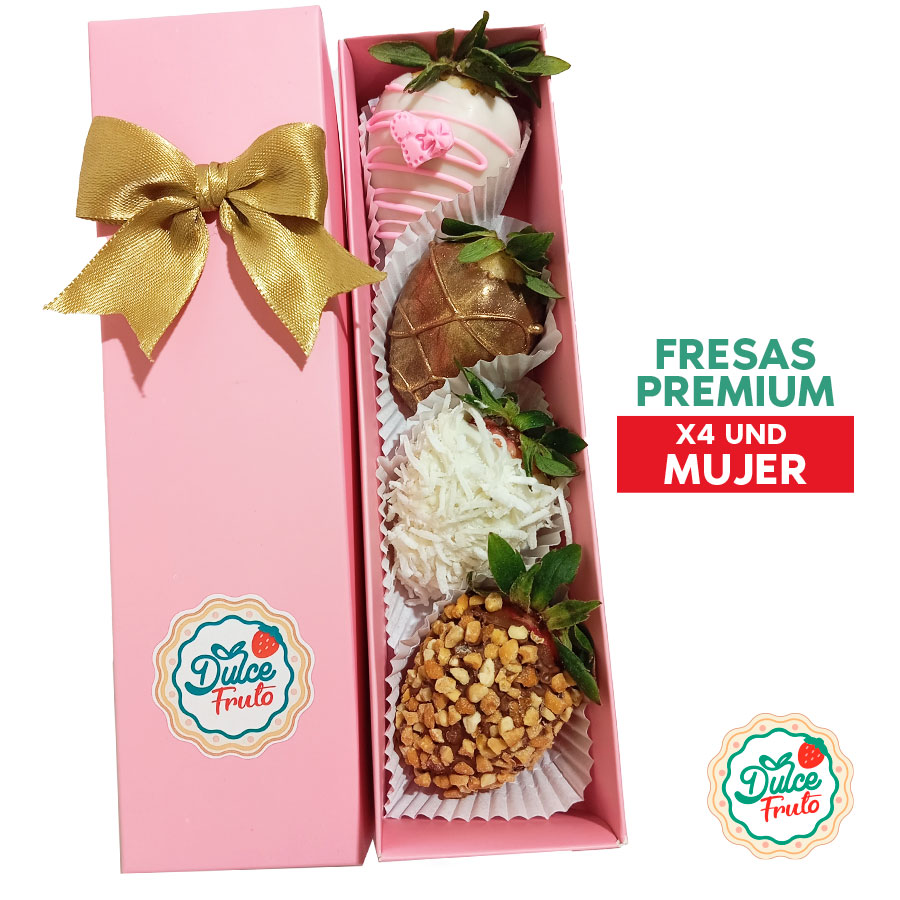 Fresas Premium x 4 und MUJER